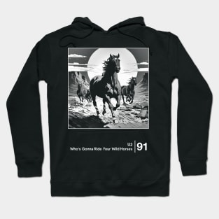 U2 / Minimalist Graphic Design Fan Artwork Hoodie